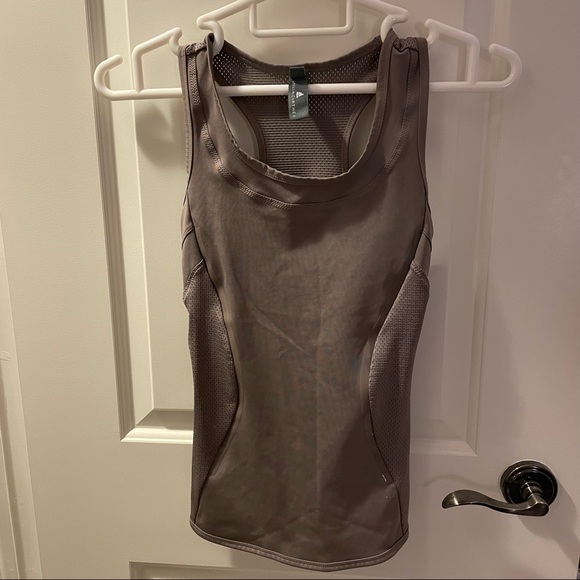 Adidas by Stella McCartney Performance Essentials Tank Top taupe beige XS - Picture 5 of 16